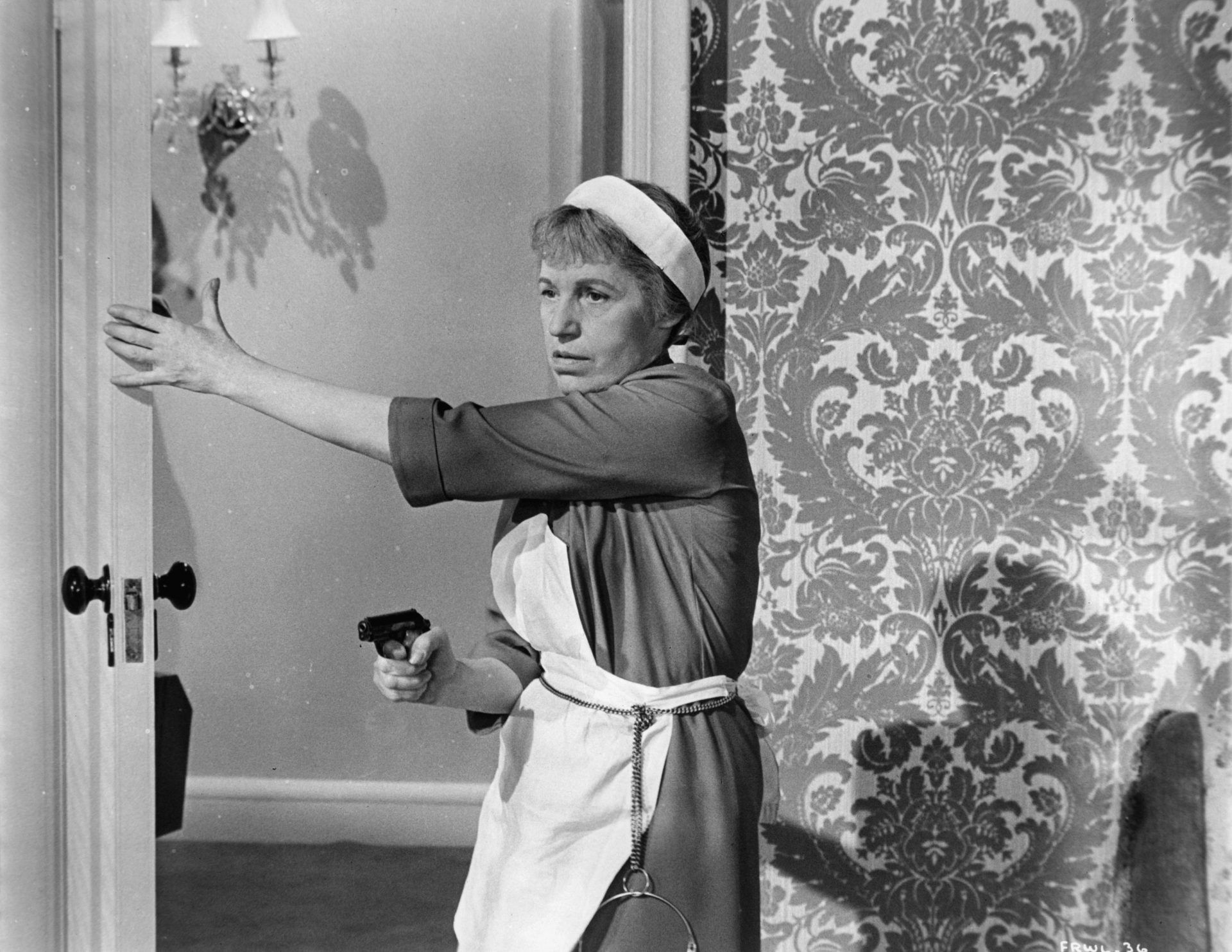 Lotte Lenya in her most famous role, as the ingeniously shod SPECTRE agent Rosa Klebb in From Russia with Love. Photo: United Artists/ Getty Images.