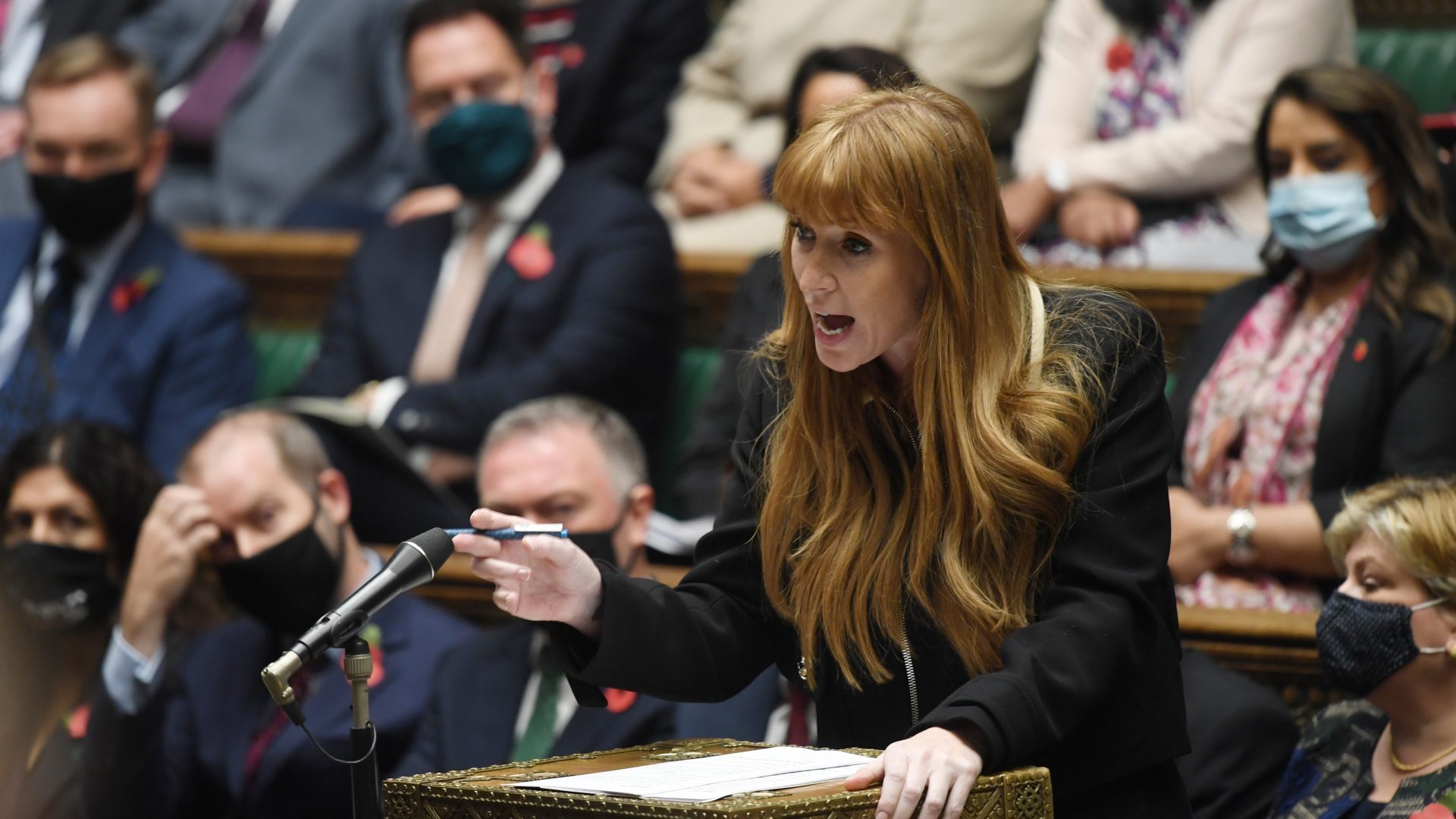 Angela Rayner at PMQs. Photo: ©UK Parliament/Jessica Taylor.