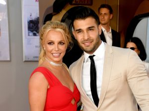 Britney Spears and fiancé Sam Asghari. Photo: Kevin Winter/Getty Images