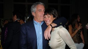 Jeffrey Epstein and Ghislaine Maxwell attend de Grisogono Sponsors The 2005 Wall Street Concert Series Benefitting Wall Street Rising. Photo:  Joe Schildhorn/Patrick McMullan via Getty Images.