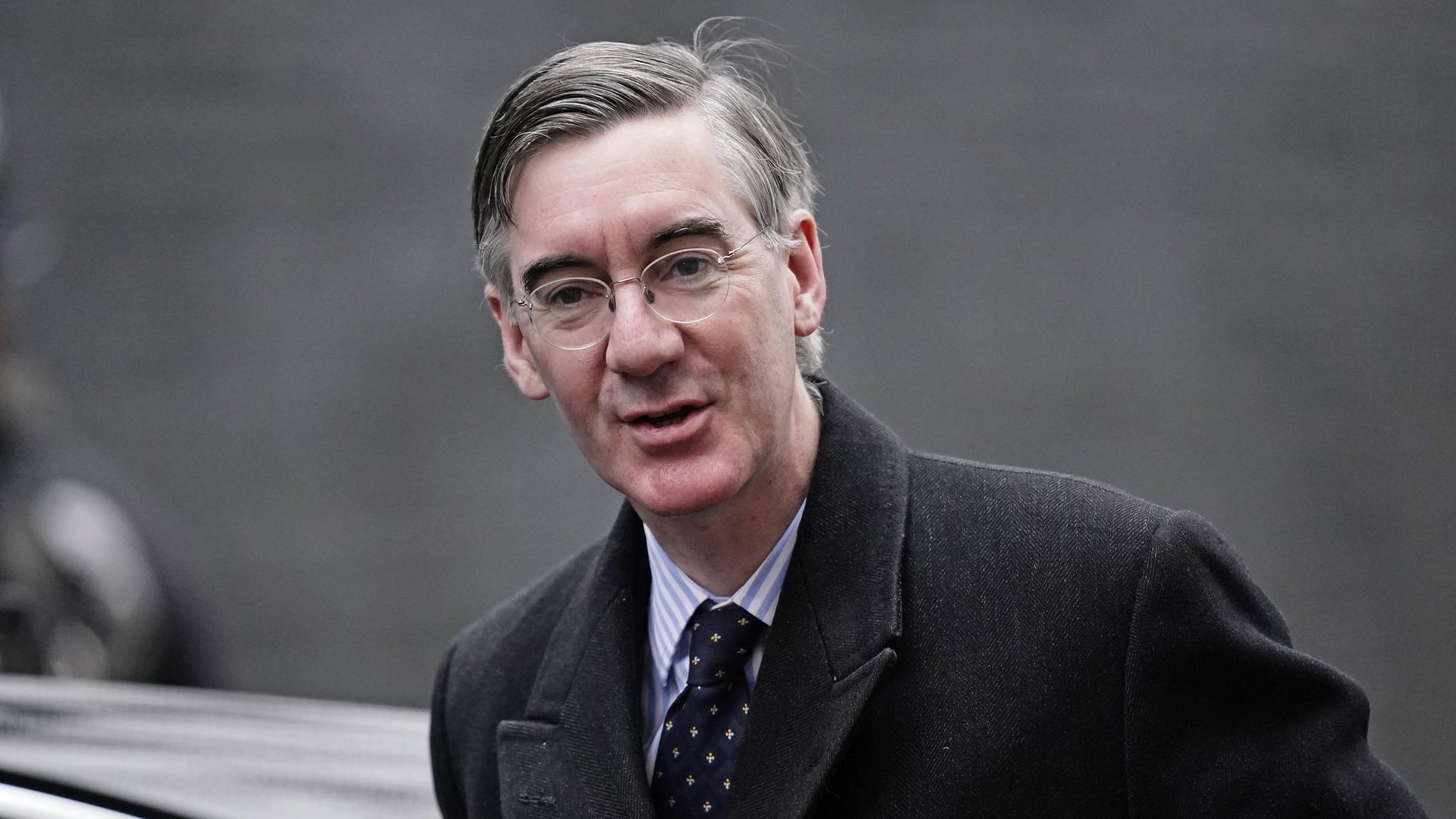 Jacob Rees-Mogg arrives in Downing Street. Photo: Aaron Chown/PA Wire/PA Images.