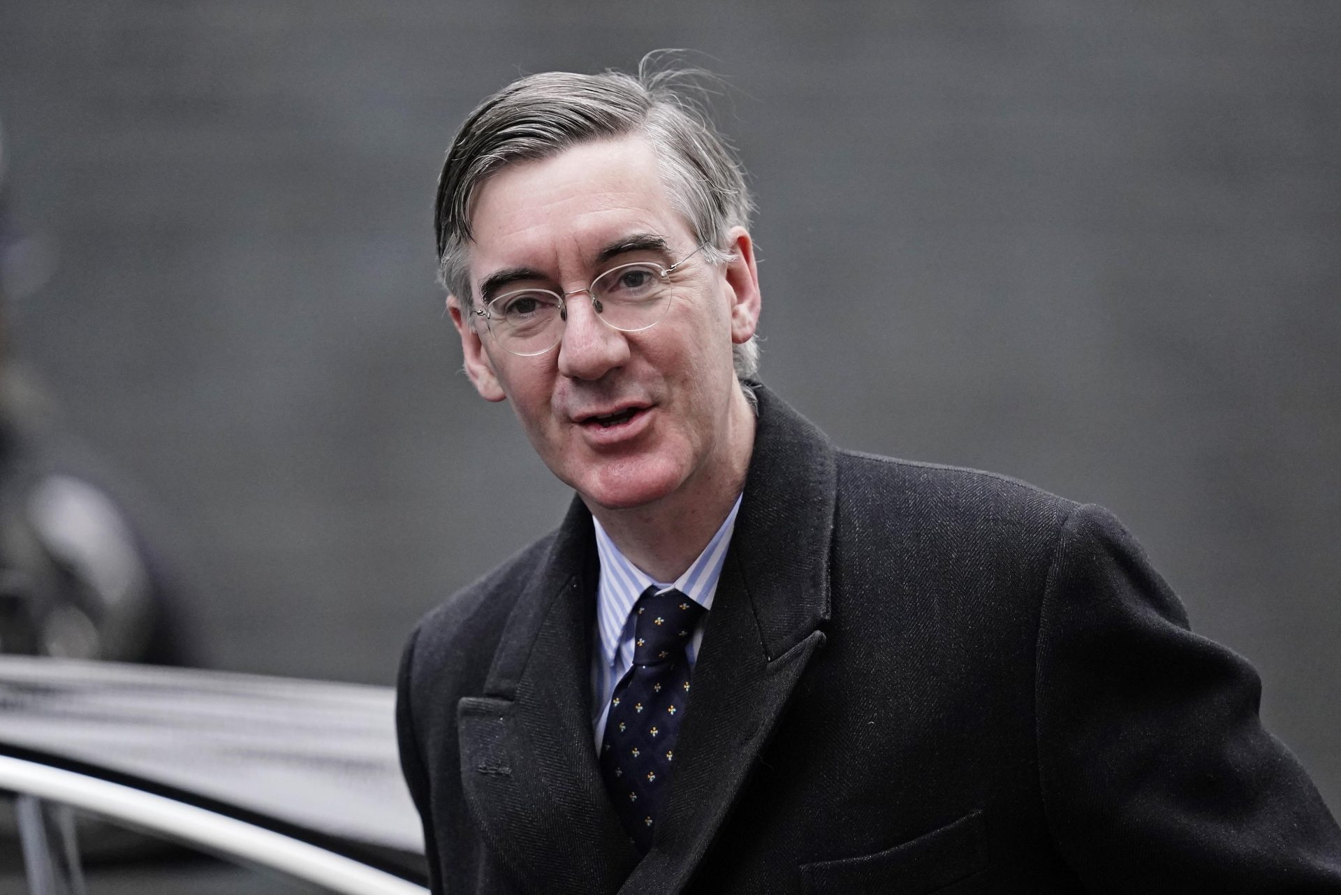 Leader of the House of Commons Jacob Rees-Mogg arrives in Downing Street. Photo: Aaron Chown/PA Wire/PA Images.