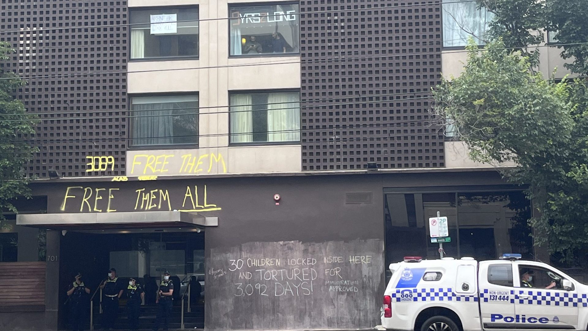 The Park Hotel in Melbourne where Novak Djokovic was being detained at the state-run quarantine facility as he awaited the outcome of an appeal against the decision by the Australian Border Force (ABF). Photo:  Meg Hill/PA Wire/PA Images.