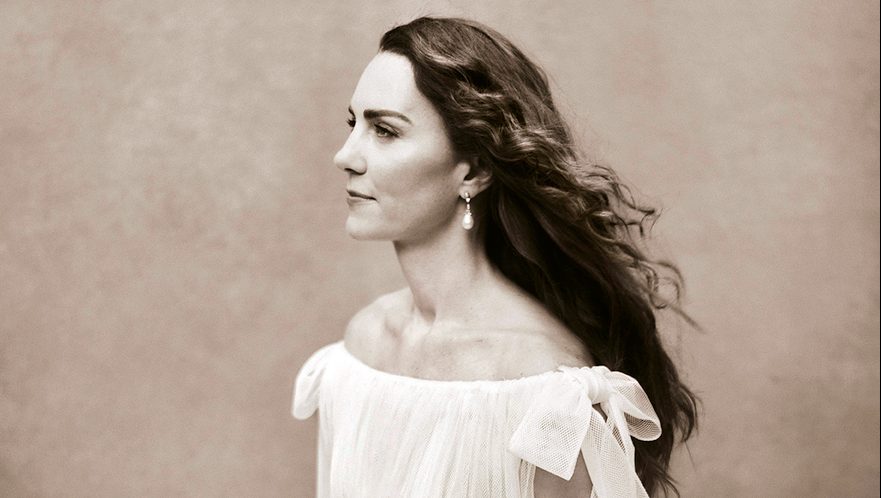 The Duchess Of Cambridge in a 40th birthday portrait. Photo: Paolo Roversi.