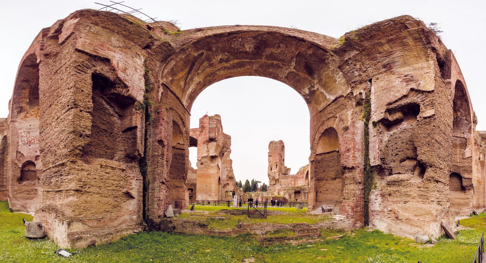 The ruins of the Baths of Caracalla, still majestic even without the Golden Arches. Photo: Frank Bienewald/Getty.