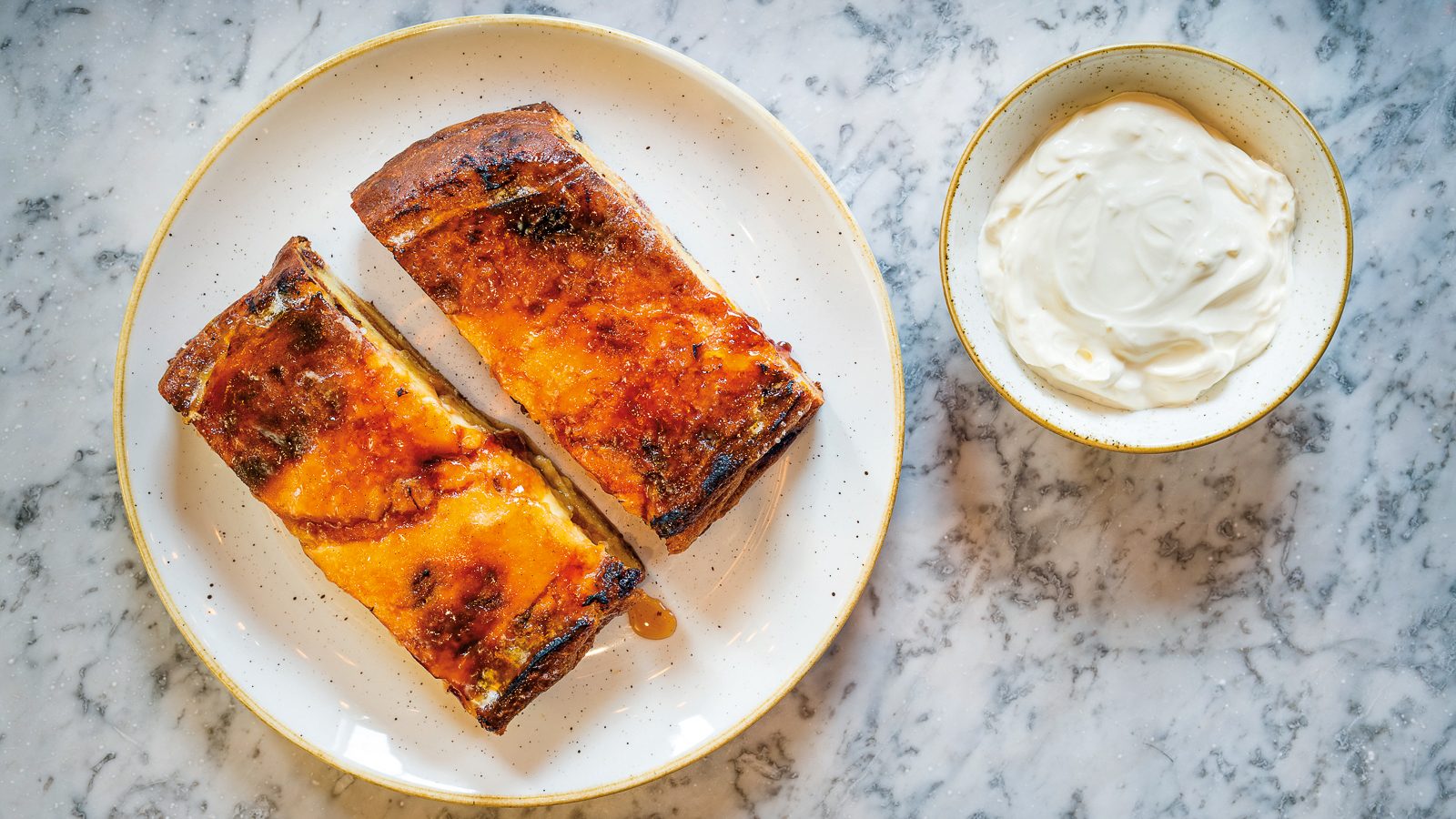 Jun Tanaka's panettone pudding. Photo: Paul Winch-Furness