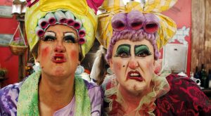 Peter Duncan and Adam Price as the Ugly Sisters Photo: Gordon Render