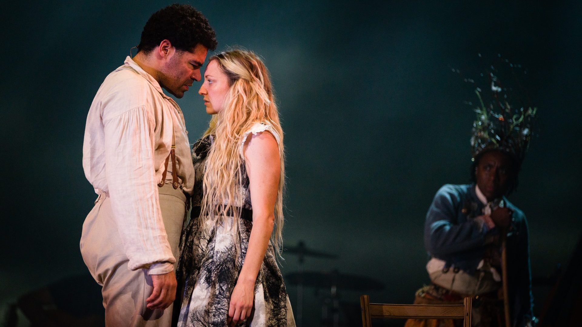 Ash Hunter and Lucy McCormick in Wuthering Heights. Photo: Steve Tanner