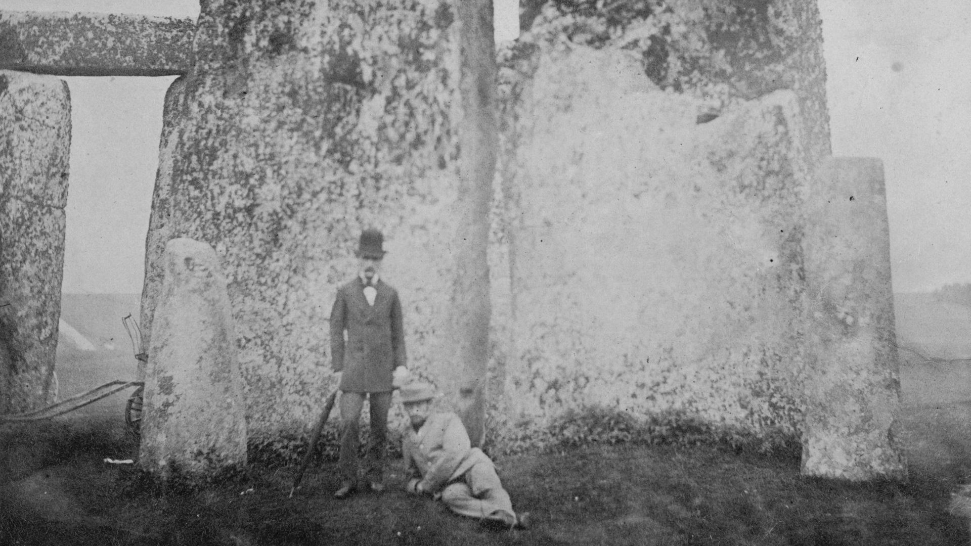 Victorian visitors to 
Stonehenge, circa 1890. Photo: Hulton Archive/Getty