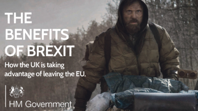 Spoof cover of the government report from the film version of Cormac McCarthy’s dystopian novel The Road, starring Viggo Mortensen and Kodi Smit-McPhee. Image: The New European