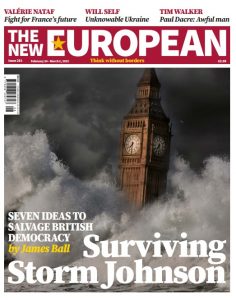 The New European front cover, February 24 – March 02 2022.