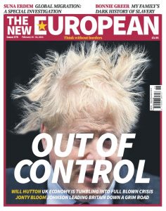 The New European front cover, February 10 – February 16 2022.