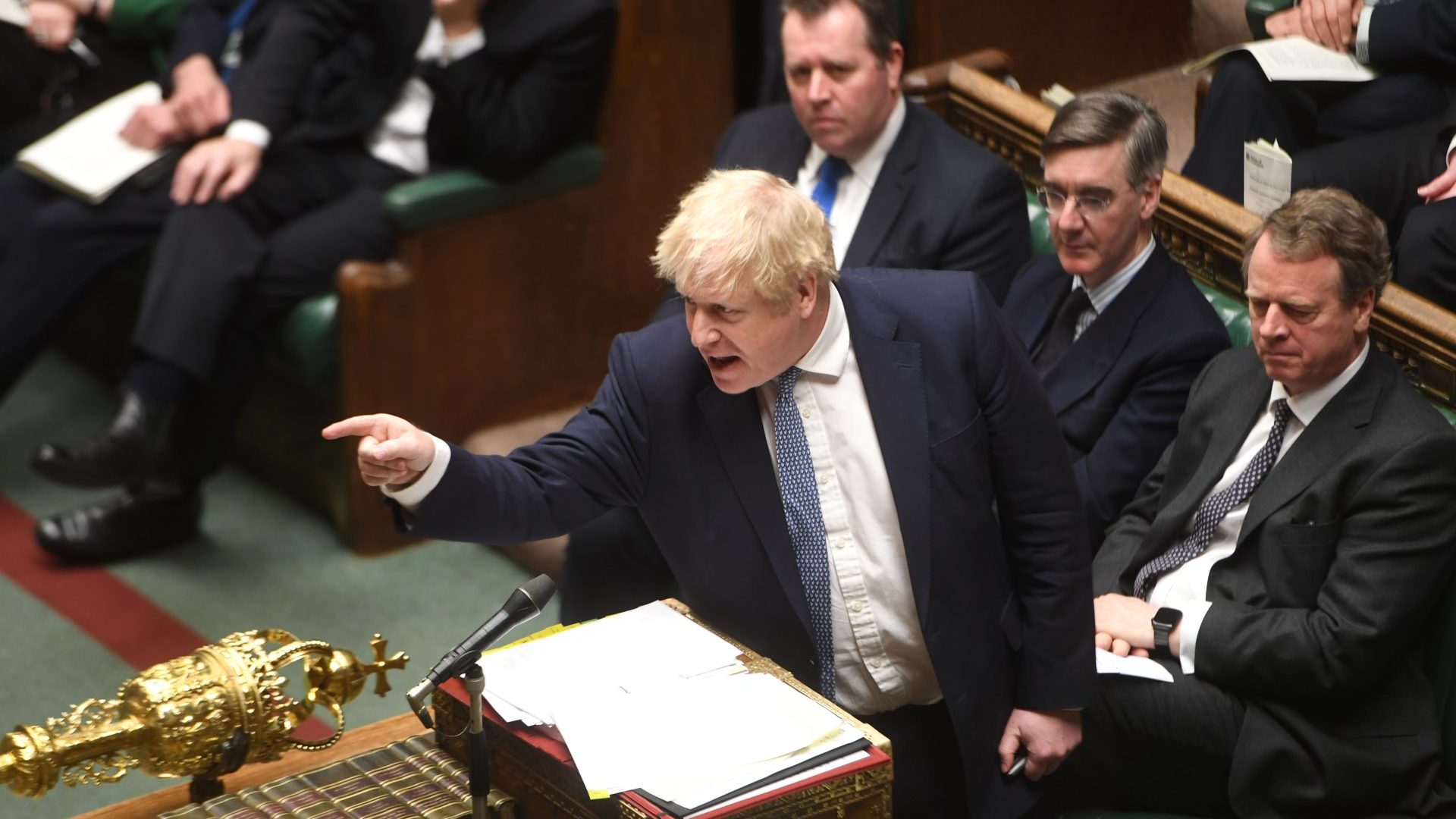 Boris Johnson at PMQs. Photo: ©UK Parliament/Jessica Taylor.