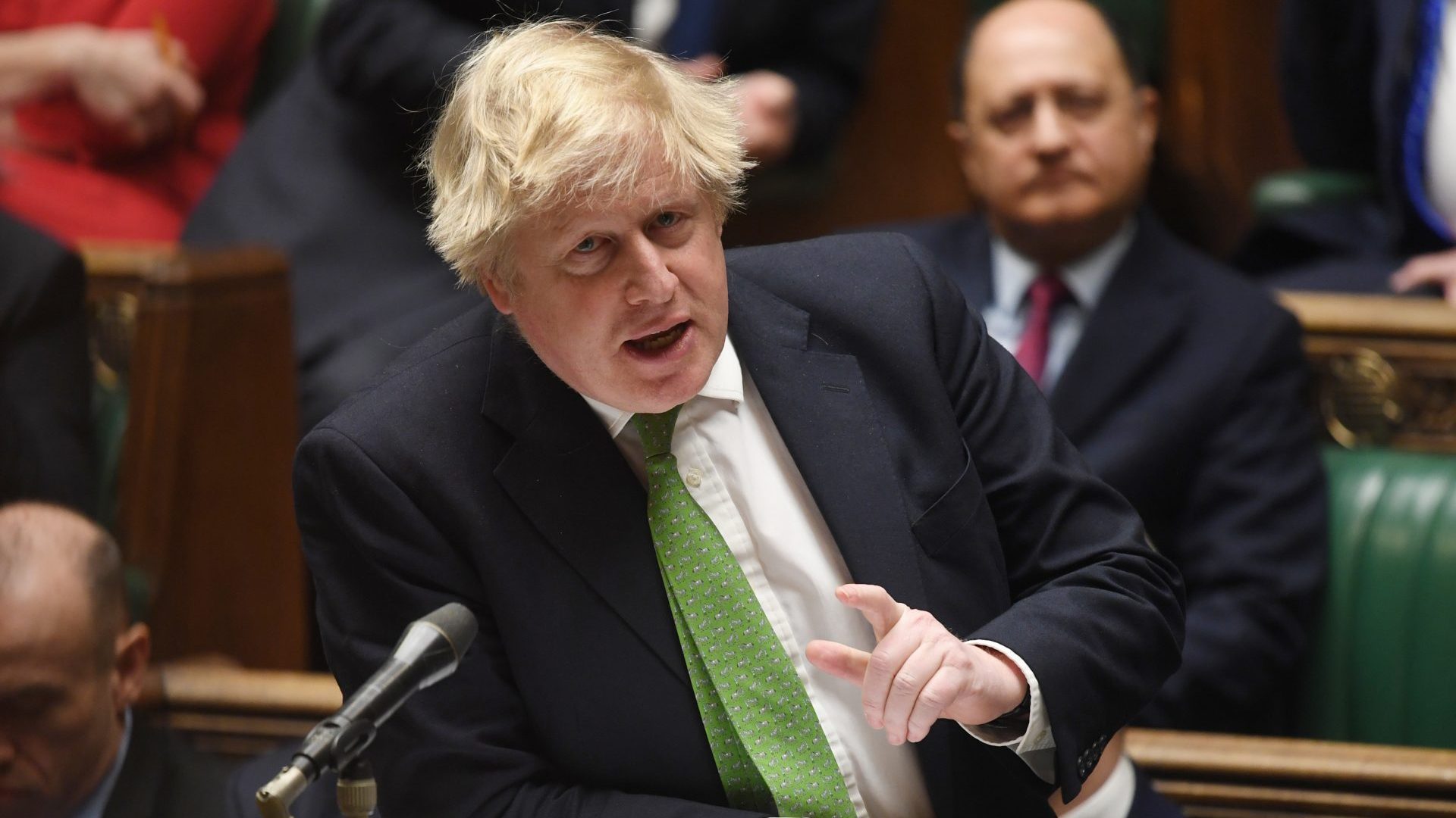 Boris Johnson gives an update on Ukraine in parliament. Photo: ©UK Parliament/Jessica Taylor