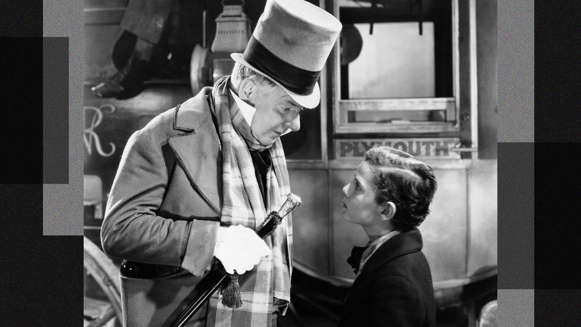 WC Fields as Mr Micawber and Freddie Bartholomew in David Copperfield, 1935. Photo: John Springer
Collection/Corbis. Montage: The New European