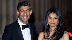 Chancellor of the Exchequer Rishi Sunak and Akshata Murthy attend a reception to celebrate the British Asian Trust at the British Museum (Photo by Max Mumby/Indigo/Getty Images)