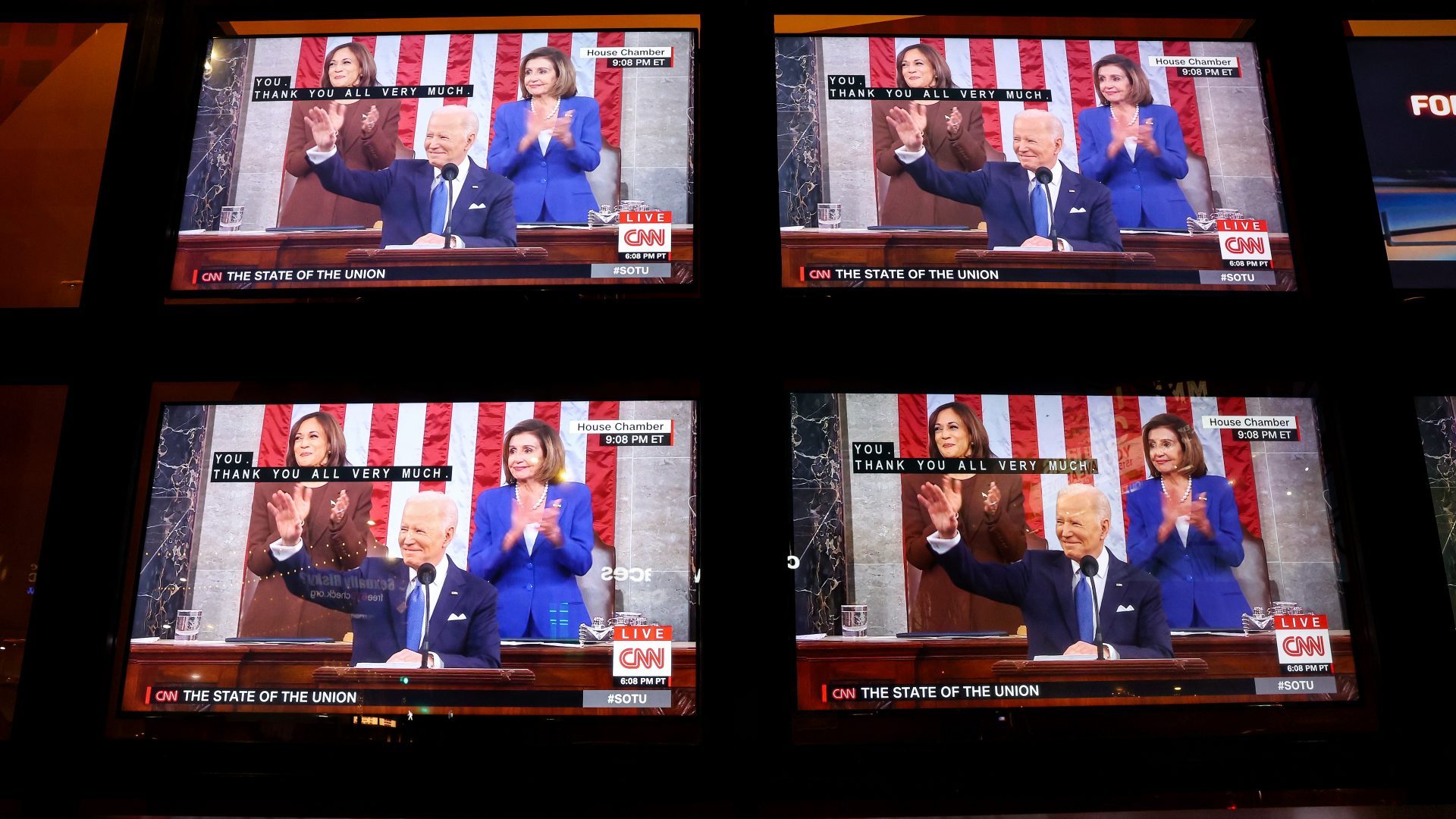 Joe Biden delivers 
his State of the 
Union address (Photo: Mario Tama/
Getty Images)