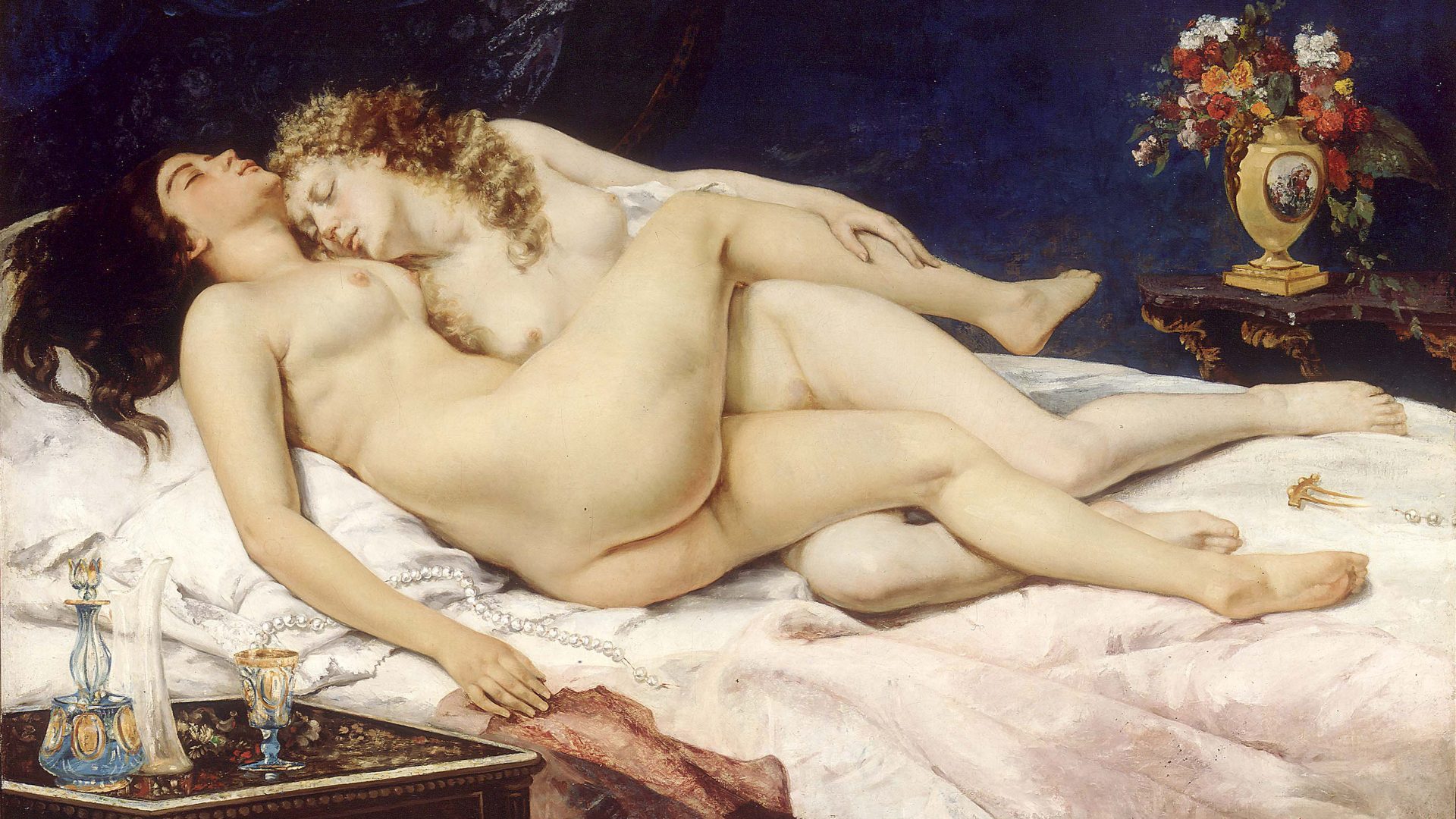 Le Sommeil by Gustave Courbet, 1866 (Photo: Leemage/Corbis/Getty)