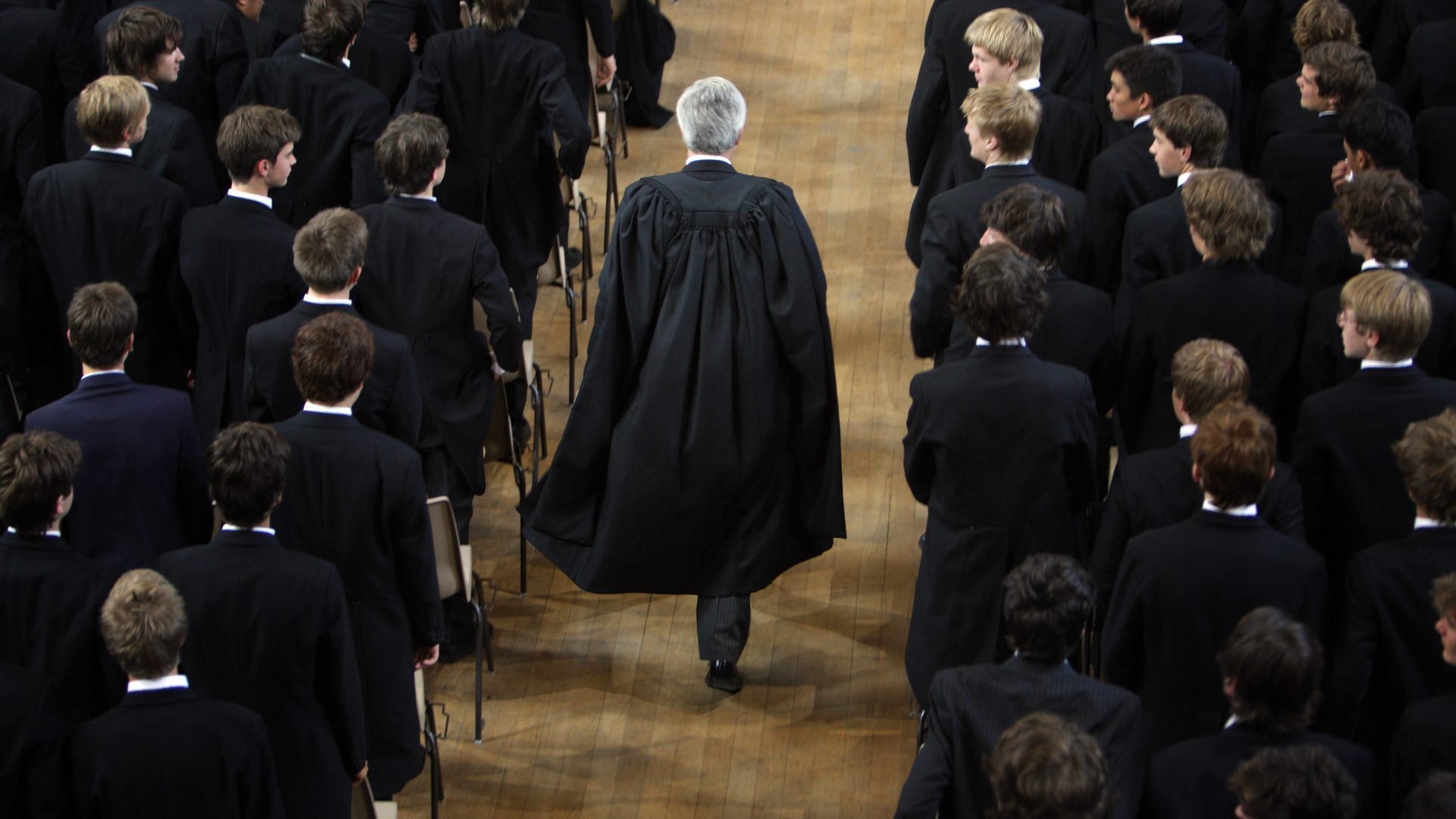 An assembly at Eton College. Photo: Christopher Furlong/Getty Images