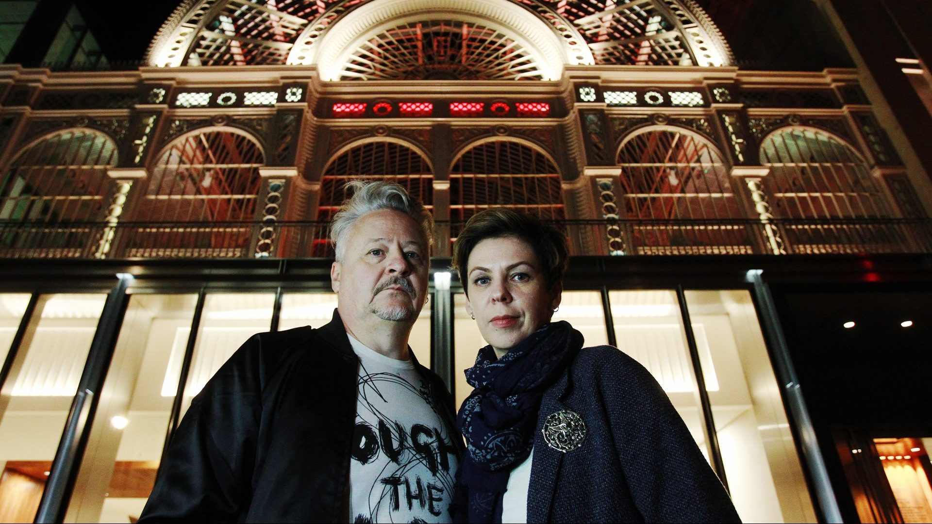 Nicolai Khalezin and Natalia Koliada outside the Royal 
Opera House, London
Photo: Marilyn Kingwill