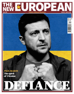 The New European front cover, March 31 – April 6 2022