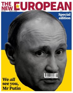The New European front cover, March 03 – March 09 2022.