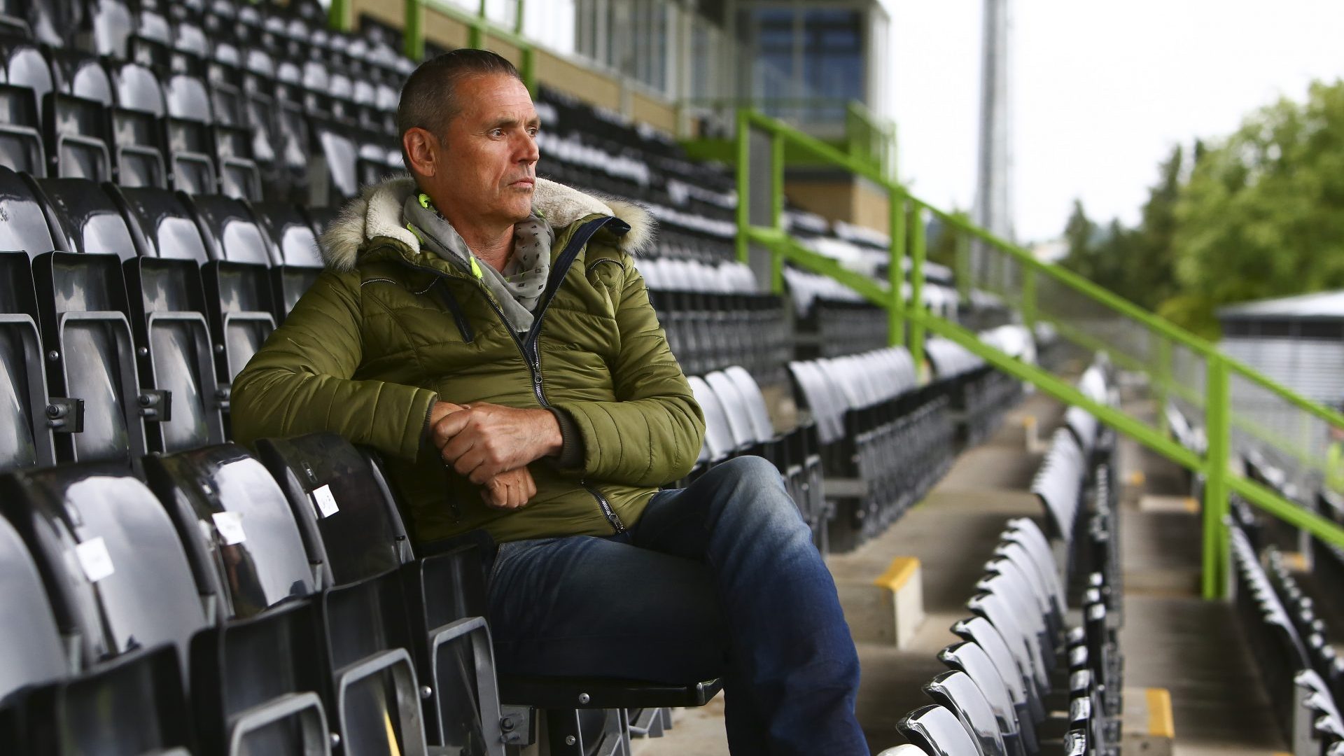 Ecotricity founder Dale Vince at his football club, Forest Green Rovers (Photo: GEOFF CADDICK/AFP via Getty Images)