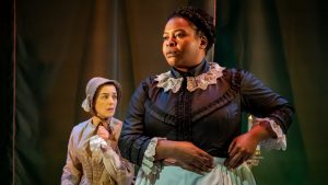 Kayla Meikle and Olivia Williams in Marys Seacole, directed by Nadia Latif (Photo: Marc Brenner)