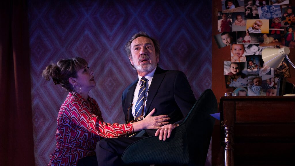 Alexandra Gilbreath and Robert Lindsay in The Fever Syndrome. Photo: Ellie Kurttz
