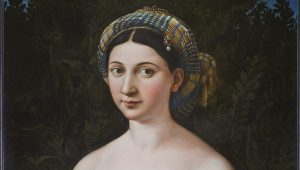 Portrait of a Woman 
(La Fornarina), 1519-20 (Photo: Mauro Cohen/
Galleria Nazionale di Arte Antica)