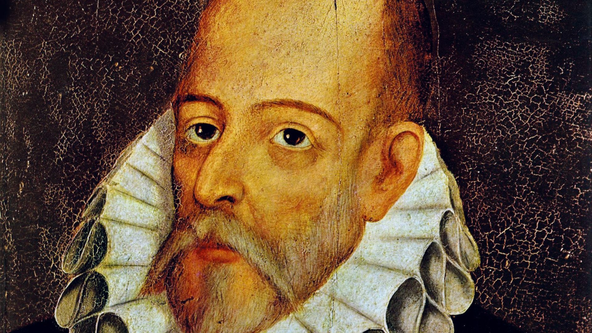 Portrait of Miguel de 
Cervantes in the collection of Real Academia de la Historia, Madrid (Photo: Fine Art/Heritage/Getty)