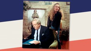 Marine Le Pen with her father, Jean-Marie, as the presidential candidate gives an interview in 1988. Photo: Marcel Mochet/AFP/
Getty/The New European