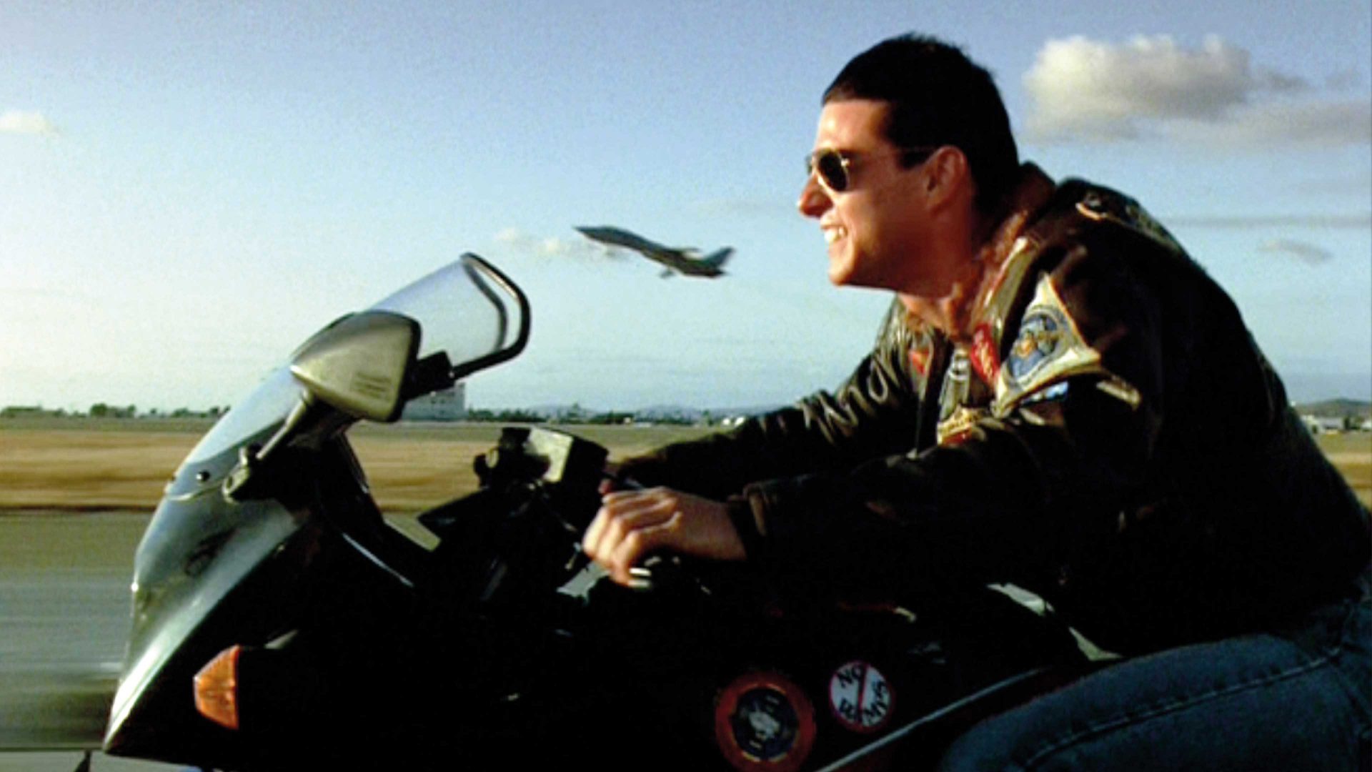Tom Cruise as Maverick in the original Top Gun movie. Photo: Paramount Pictures/
Sunset Boulevard