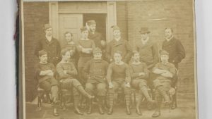 The Royal Engineers team from the 1872-73 season (Photo: Royal Engineers Museum)