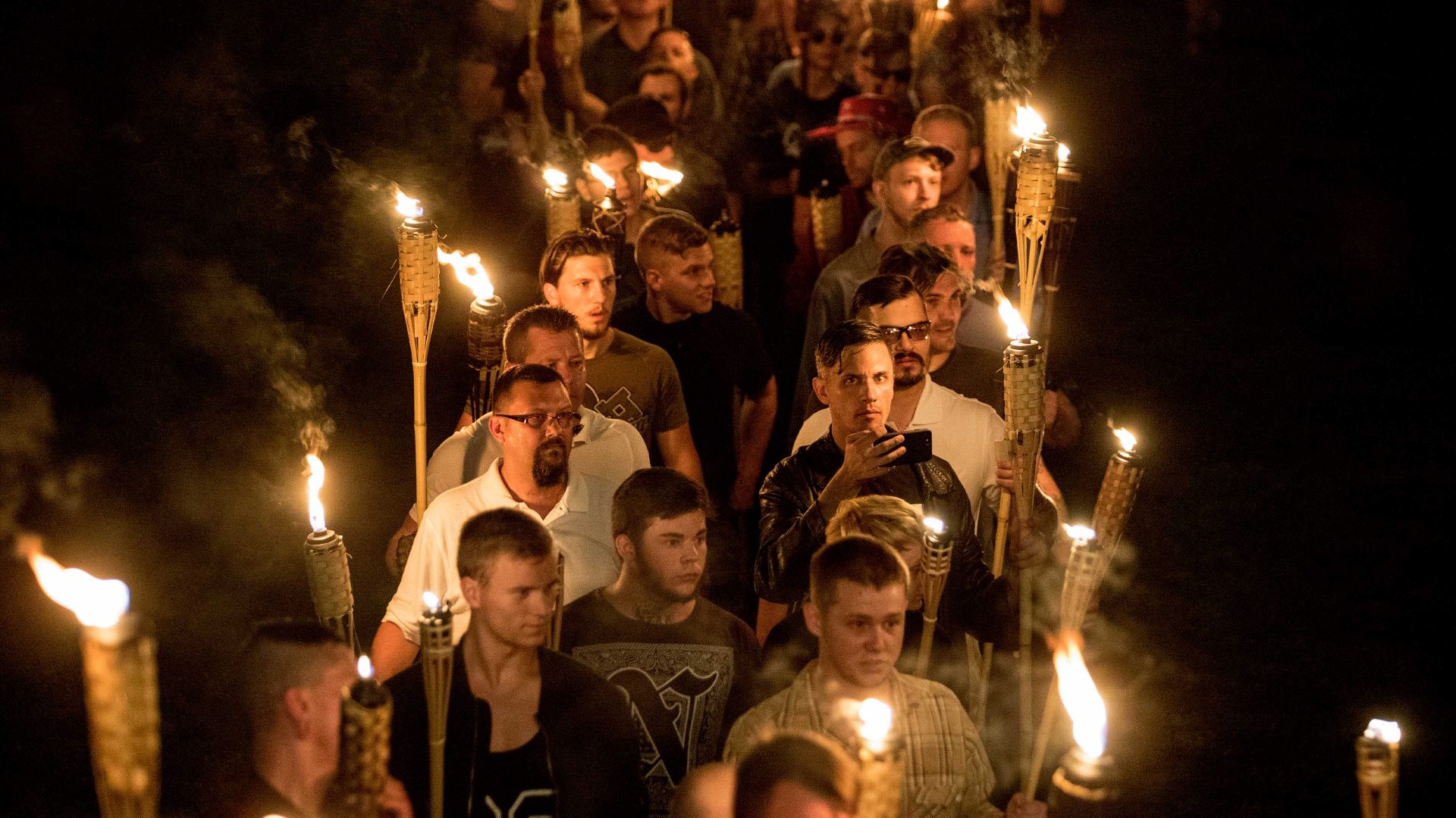 The ‘Unite the Right’ rally in Charlottesville, Virginia. Photo: Zach D Roberts/NurPhoto