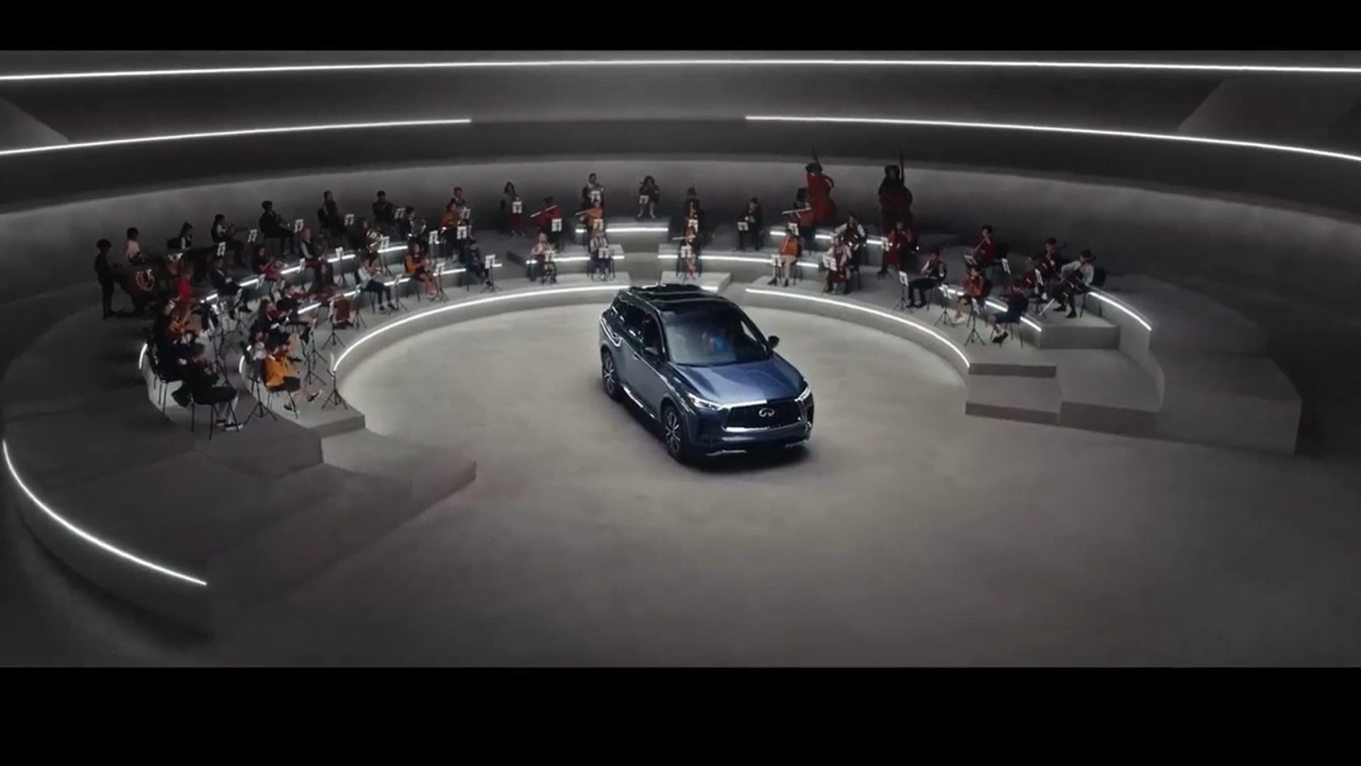 Nissan's advert for its XQ60 SUV (Pic: YouTube)
