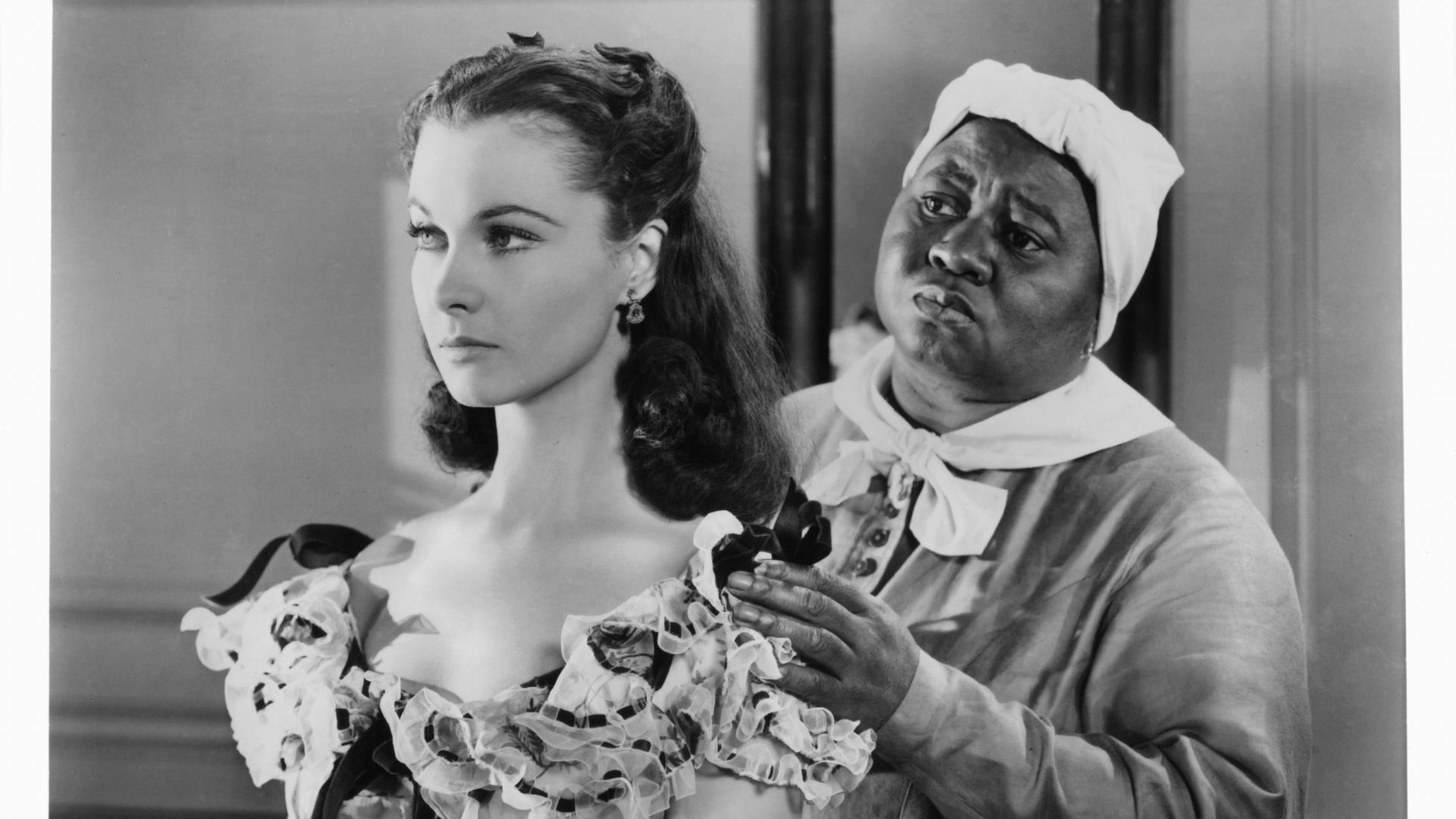 Vivien Leigh and Hattie McDaniel in a 
scene from Gone with the Wind, 1939. Photo: Metro-Goldwyn-Mayer/Getty 
Images