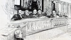 Engraving depicting a scene within the supreme court, December 1829. Photo: Universal History Archive/Getty