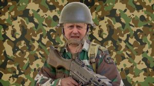 Boris Johnson could attempt to deflect attention from his 
bizarre situation by going to 
war with Ukraine
Photomontage: The New European