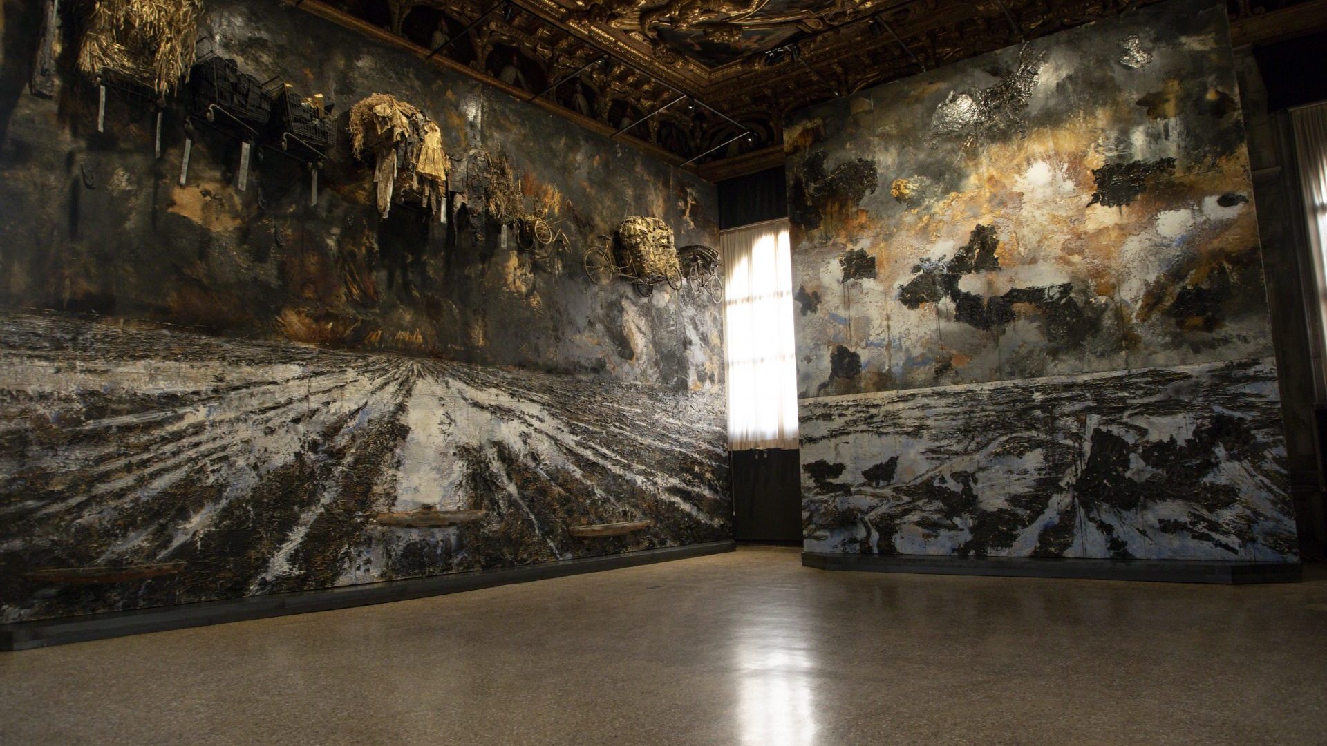The Anselm Kiefer exhibition has taken over the Palazzo 
Ducale in Venice
Photo: Anselm Kiefer/
Gagosian and Fondazione Musei Civici Venezia