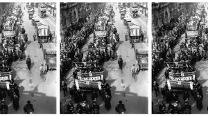 A show of strength during the nine-day General Strike 
in May 1926. Photo: Hulton Deutsch 
Collection/Corbis