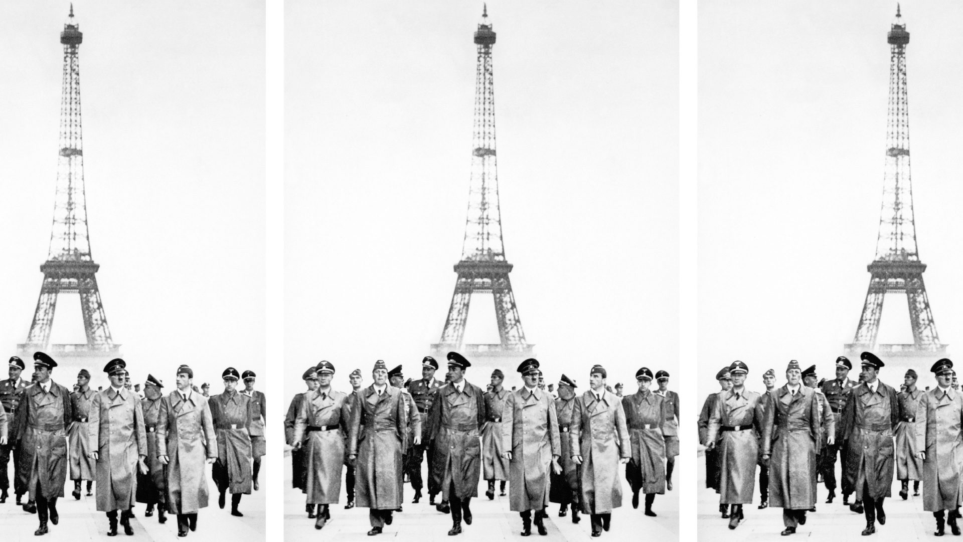 Adolf Hitler visits occupied Paris in June 1940. Photo: Heinrich Hoffmann/
Keystone-France/Getty
