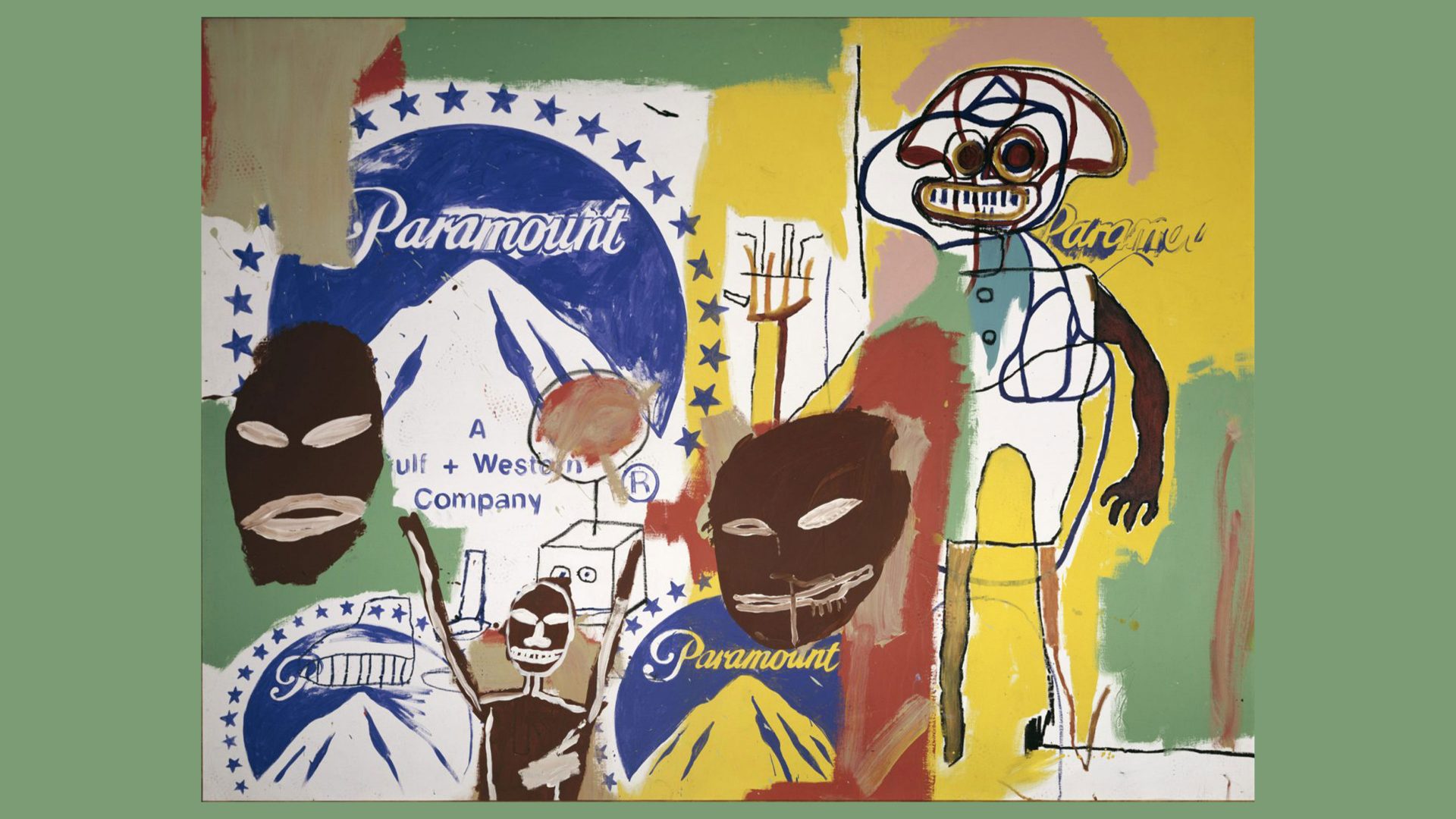 Andy Warhol & Jean-Michel Basquiat, Collaboration 
(Paramount), 1984-85. Photo: Ouriel Morgensztern; 
© Heidi Horten Collection