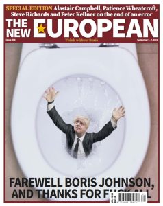 The New European front cover, September 01 – 07 2022