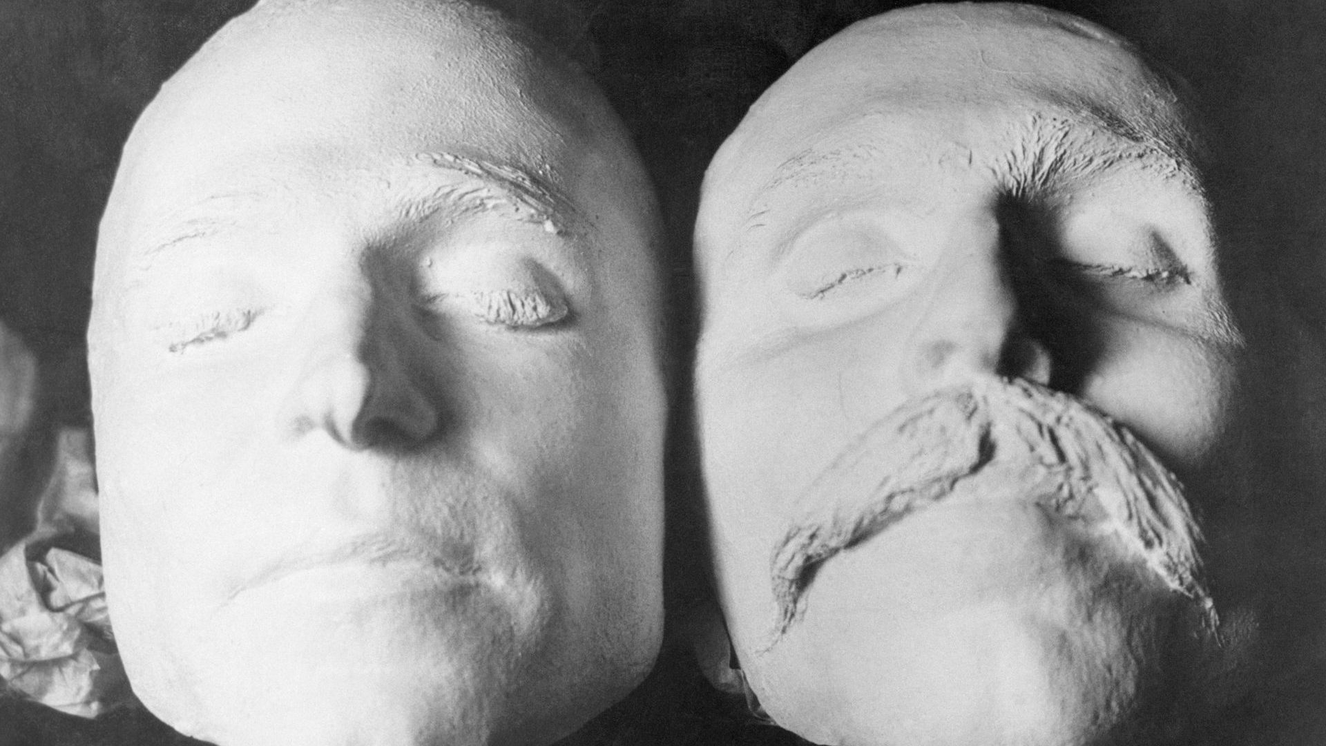 The death masks of Nicola Sacco and Bartolomeo Vanzetti, 
who were executed in 1927. Photo: Bettmann/Getty