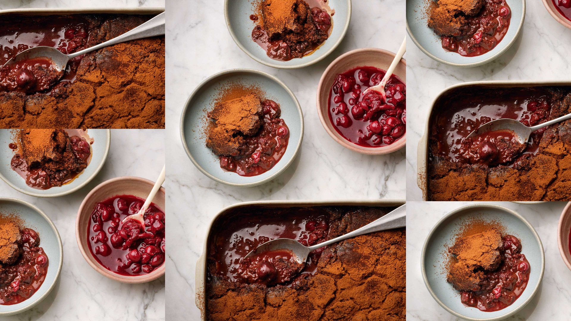 Tom Kerridge's cherry and chocolate pudding