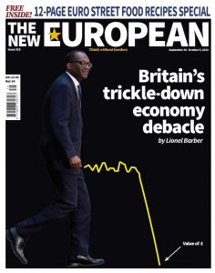 The New European front cover, September 29 -5 October 2022