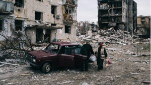 The Town of Borodyanka, Kyiv region. Photographed by Maxim Dondyuk