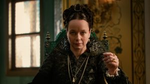 Samantha Morton as 
Catherine de’ Medici in The Serpent Queen. Photo: Starz