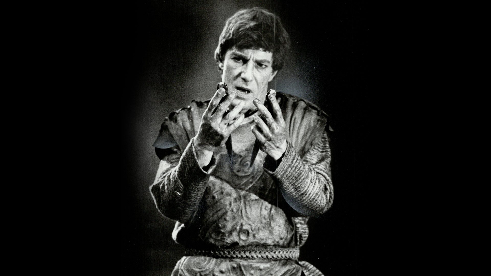 Actor Nicholas Pennell stars in a 1983 production of Macbeth. Photo: Reg Innell/Toronto Star